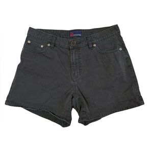 Women's Black Denim Shorts